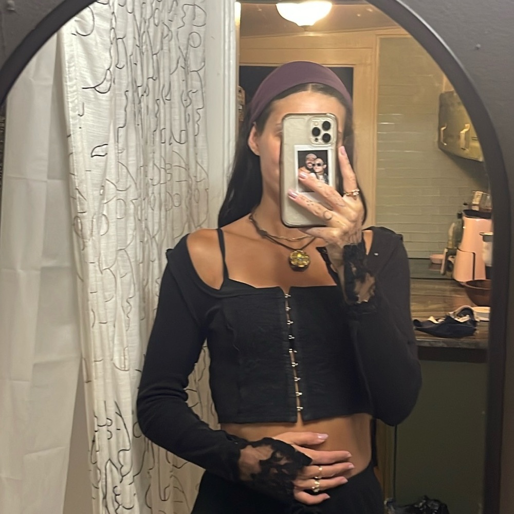 UO square neck crop top